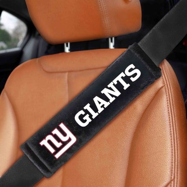 New York Giants Embroidered Seatbelt Pad - 2 Pieces-32056