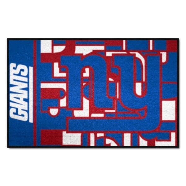 NFL - New York Giants - Starter Mat XFIT Design - 19in x 30in Accent Rug - Image 2
