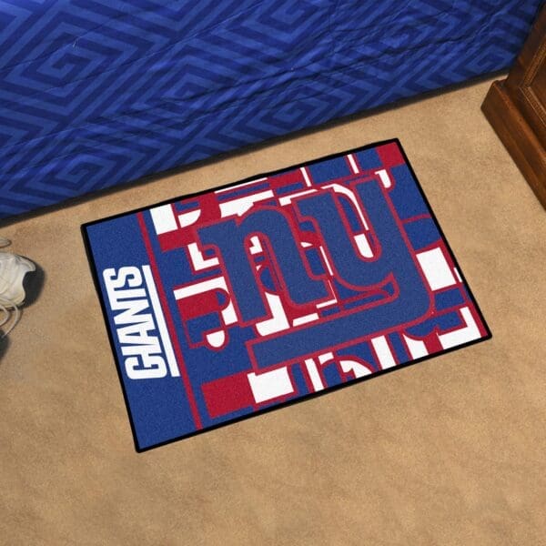 New York Giants Starter Mat XFIT Design - 19in x 30in Accent Rug-23339