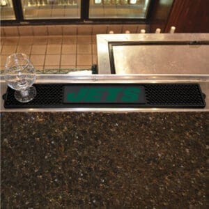 New York Jets Bar Drink Mat - 3.25in. x 24in.-13993