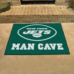 New York Jets Man Cave All-Star Rug - 34 in. x 42.5 in.-14344