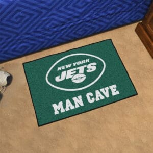 New York Jets Man Cave Starter Mat Accent Rug - 19in. x 30in.-14345