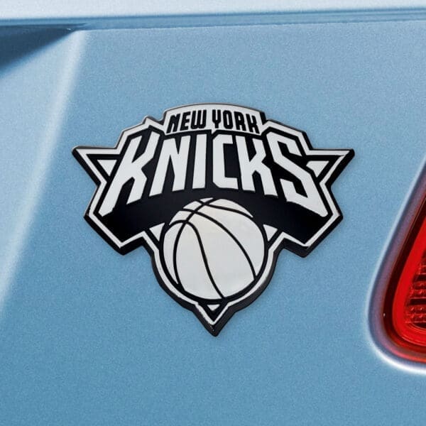 New York Knicks 3D Chrome Metal Emblem-14869