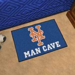 New York Mets Man Cave Starter Mat Accent Rug - 19in. x 30in.-22439