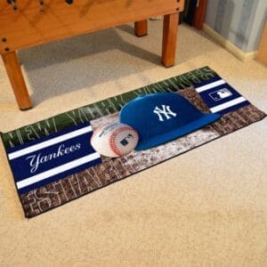 New York Yankees Baseball Runner Rug - 30in. x 72in.-11085