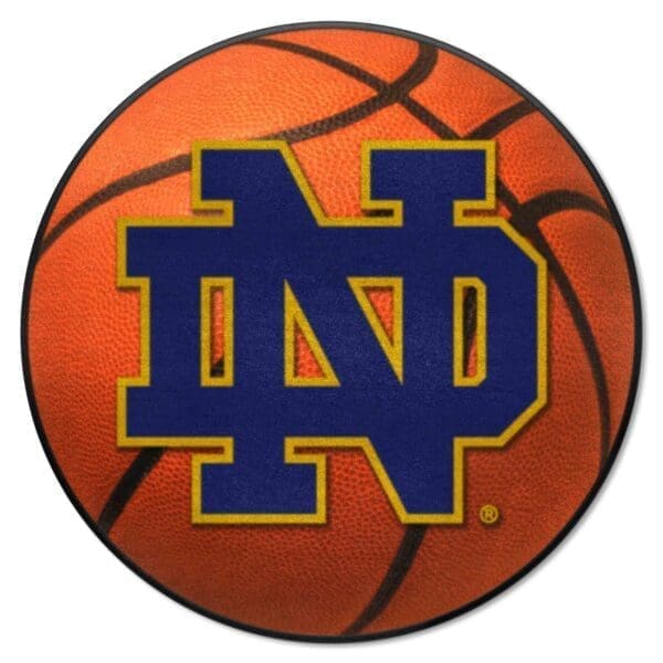 NCAA - Notre Dame Fighting Irish - Basketball Rug - 27in. Diameter - Image 2