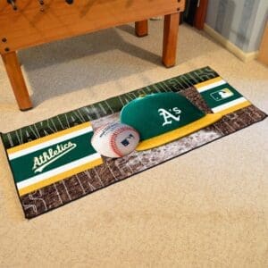 Oakland Athletics Baseball Runner Rug - 30in. x 72in.-11086