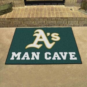 Oakland Athletics Man Cave All-Star Rug - 34 in. x 42.5 in.-22448
