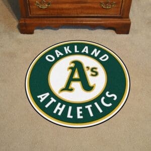 Oakland Athletics Roundel Rug - 27in. Diameter-18145