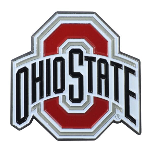NCAA - Ohio State University Buckeyes - 3D Color Metal Emblem - Image 2