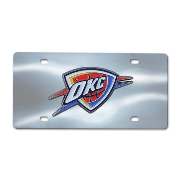 NBA - Oklahoma City Thunder - 3D Stainless Steel License Plate - Image 2