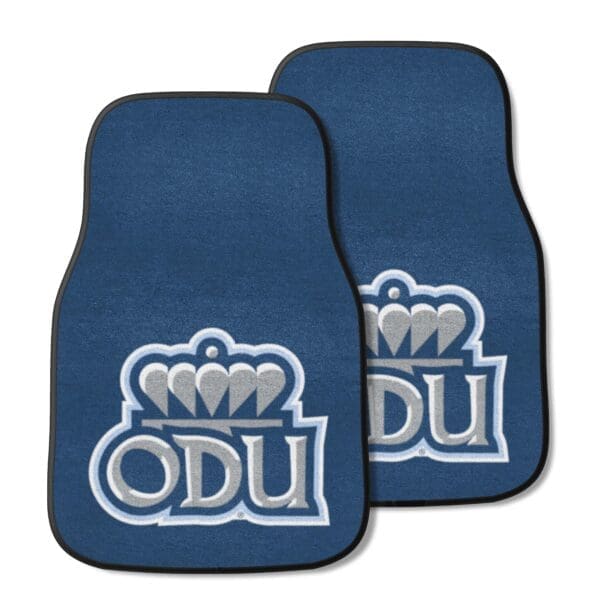NCAA - Old Dominion University Monarchs - Front Carpet Car Mat Set - 2 Pieces - Image 2