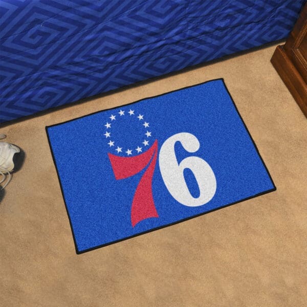 Philadelphia 76ers Starter Mat Accent Rug - 19in. x 30in.-11921