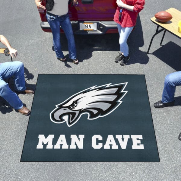 Philadelphia Eagles Eagles Man Cave Tailgater Rug - 5ft. x 6ft.-14355