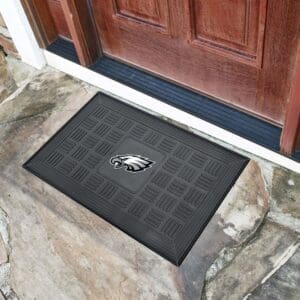 Philadelphia Eagles Heavy Duty Vinyl Medallion Door Mat - 19.5in. x 31in.-11451