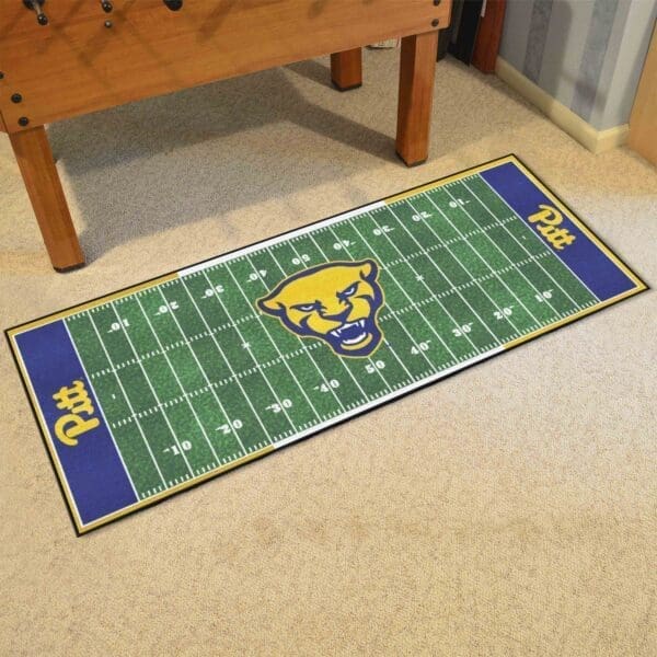 Pitt Panthers Field Runner Mat - 30in. x 72in.-7559