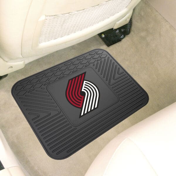 Portland Trail Blazers Back Seat Car Utility Mat - 14in. x 17in.-10006