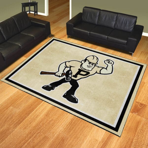 Purdue Boilermakers 8ft. x 10 ft. Plush Area Rug-36515
