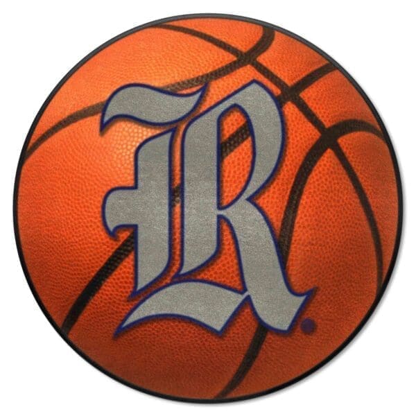 NCAA - Rice University Owls - Basketball Rug - 27in. Diameter - Image 2