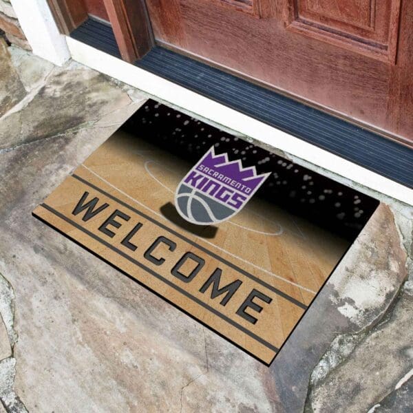 Sacramento Kings Rubber Door Mat - 18in. x 30in.-21965