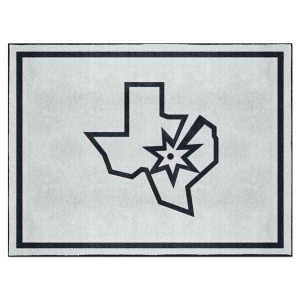 NBA - San Antonio Spurs - 8ft. x 10 ft. Plush Area Rug - Image 2