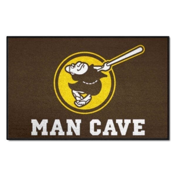 MLB - San Diego Padres - Man Cave Starter Mat Accent Rug - 19in. x 30in. - Image 2