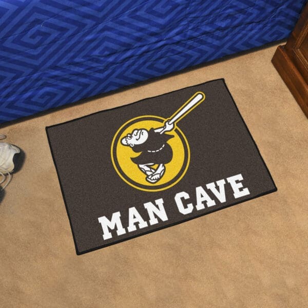 San Diego Padres Man Cave Starter Mat Accent Rug - 19in. x 30in.-28195