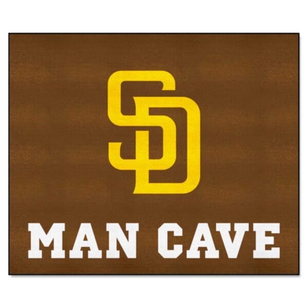 MLB - San Diego Padres - Man Cave Tailgater Rug - 5ft. x 6ft. - Image 2