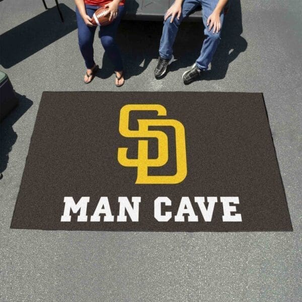 San Diego Padres Man Cave Ulti-Mat Rug - 5ft. x 8ft.-22462