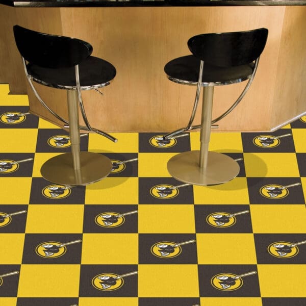 San Diego Padres "Swinging Friar" Alternate Logo Team Carpet Tiles - 45 Sq Ft.-28190