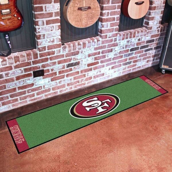 San Francisco 49ers Putting Green Mat - 1.5ft. x 6ft.-9028