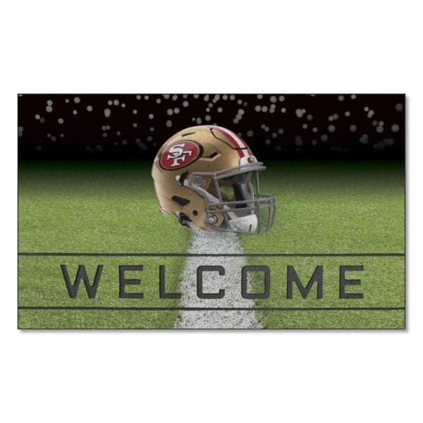 NFL - San Francisco 49ers - Rubber Door Mat - 18in. x 30in. - Image 2