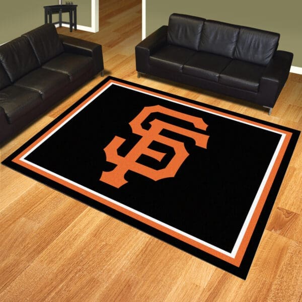 San Francisco Giants 8ft. x 10 ft. Plush Area Rug-32433