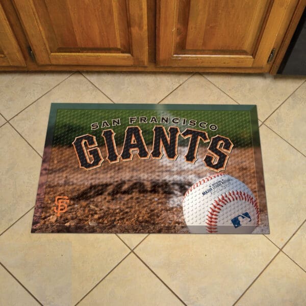 San Francisco Giants Rubber Scraper Door Mat-19050