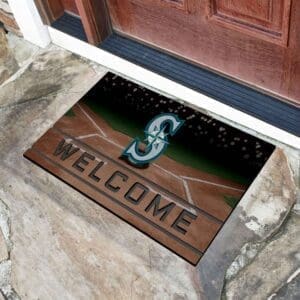 Seattle Mariners Rubber Door Mat - 18in. x 30in.-21933