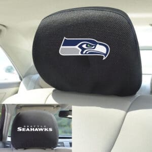 Seattle Seahawks Embroidered Head Rest Cover Set - 2 Pieces-12515