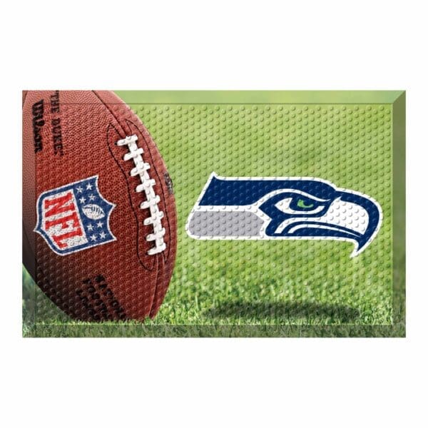 NFL - Seattle Seahawks - Rubber Scraper Door Mat - Image 2
