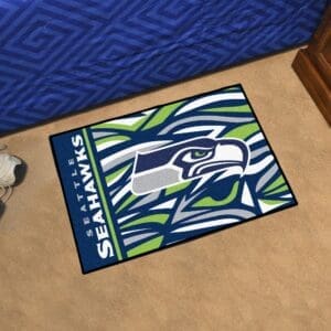 Seattle Seahawks Starter Mat XFIT Design - 19in x 30in Accent Rug-23369