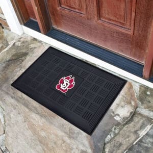 South Dakota Coyotes Heavy Duty Vinyl Medallion Door Mat - 19.5in. x 31in.-21811