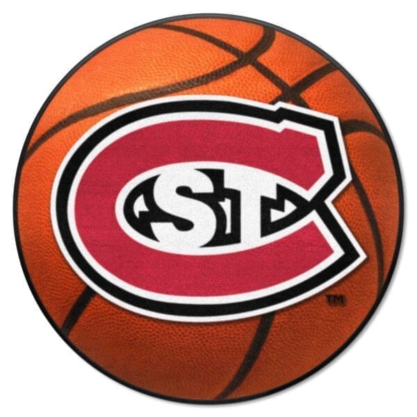 NCAA - St. Cloud State University Huskies - Basketball Rug - 27in. Diameter - Image 2