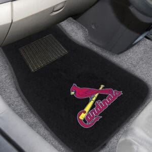 St. Louis Cardinals Embroidered Car Mat Set - 2 Pieces-10751