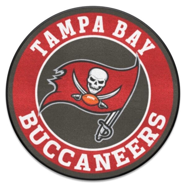 NFL - Tampa Bay Buccaneers - Roundel Rug - 27in. Diameter - Image 2
