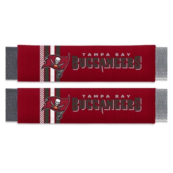 NFL - Tampa Bay Buccaneers - Team Color Rally Seatbelt Pad - 2 Pieces - Image 2