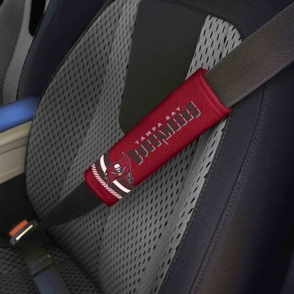 Tampa Bay Buccaneers Team Color Rally Seatbelt Pad - 2 Pieces-32113