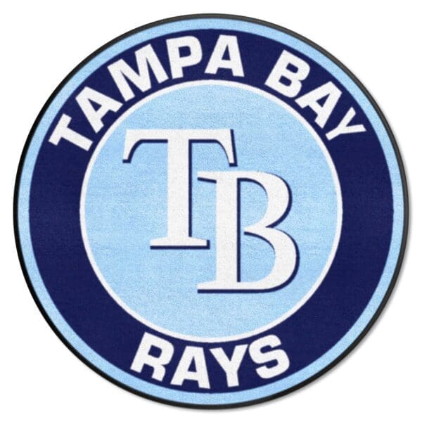 MLB - Tampa Bay Rays - Roundel Rug - 27in. Diameter - Image 2