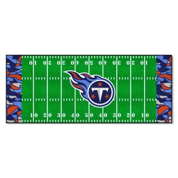 NFL - Tennessee Titans - Football Field Runner Mat - 30in. x 72in. XFIT Design - Image 2