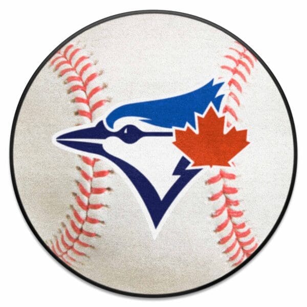MLB - Toronto Blue Jays - Baseball Rug - 27in. Diameter - Image 2