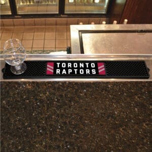 Toronto Raptors Bar Drink Mat - 3.25in. x 24in.-20701