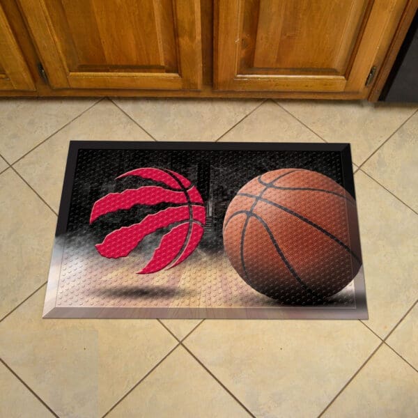 Toronto Raptors Rubber Scraper Door Mat-19118