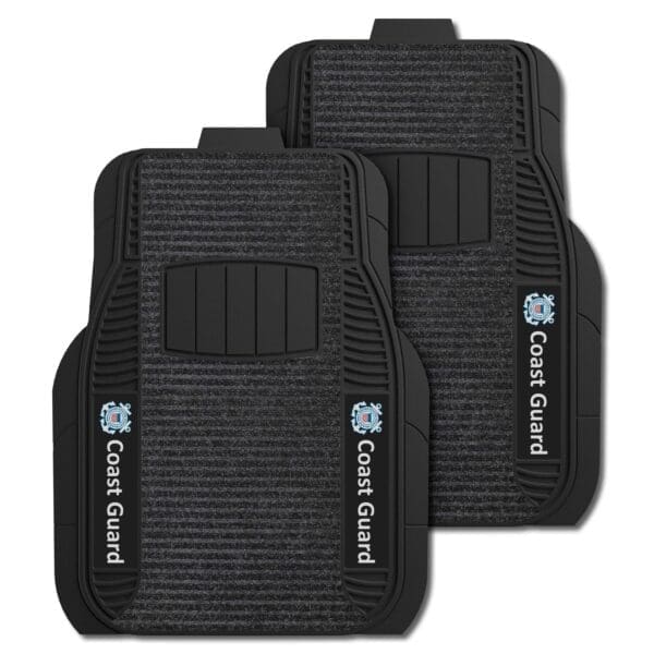 Military - U.S. Coast Guard - 2 Piece Deluxe Car Mat Set - Image 2